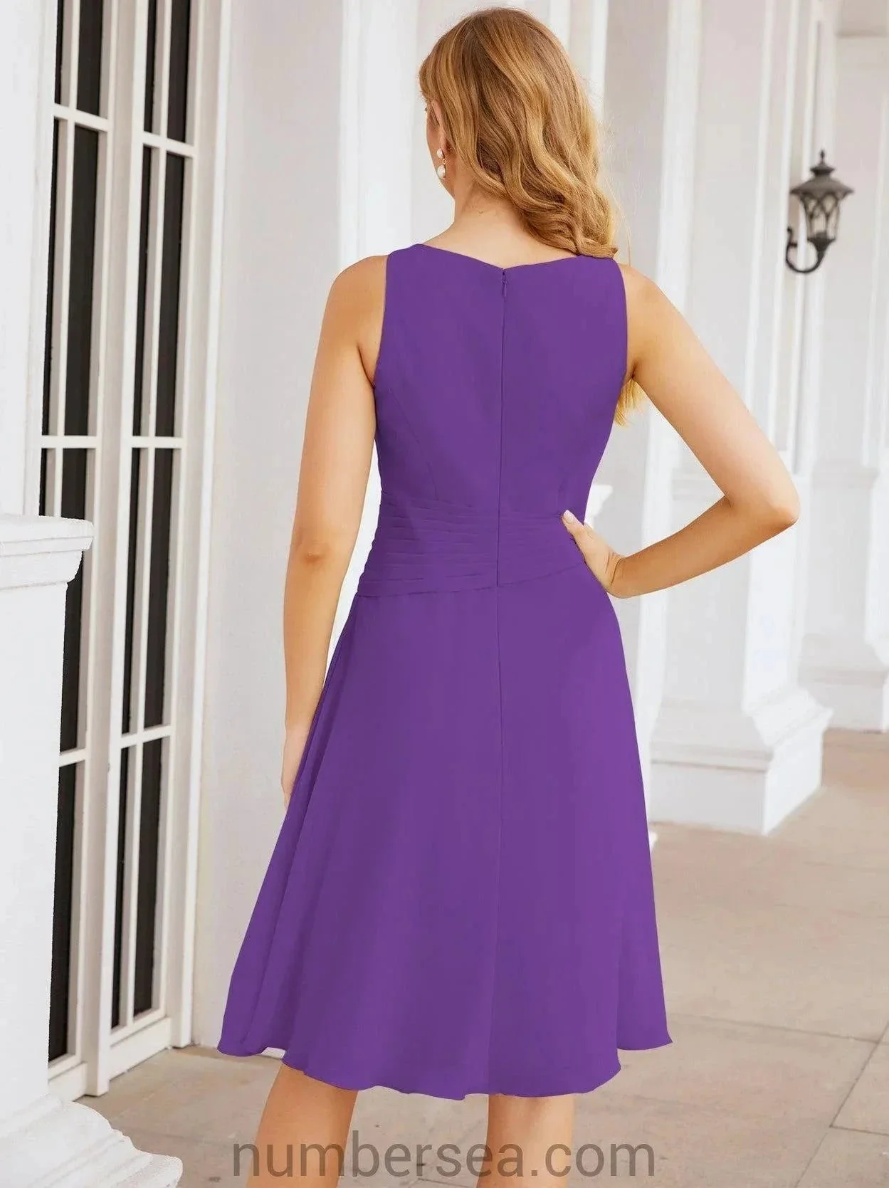 Sunnderly Mother of The Bride Dresses Prom Dress Casual Pleated Dress  SY28065 - Image 112