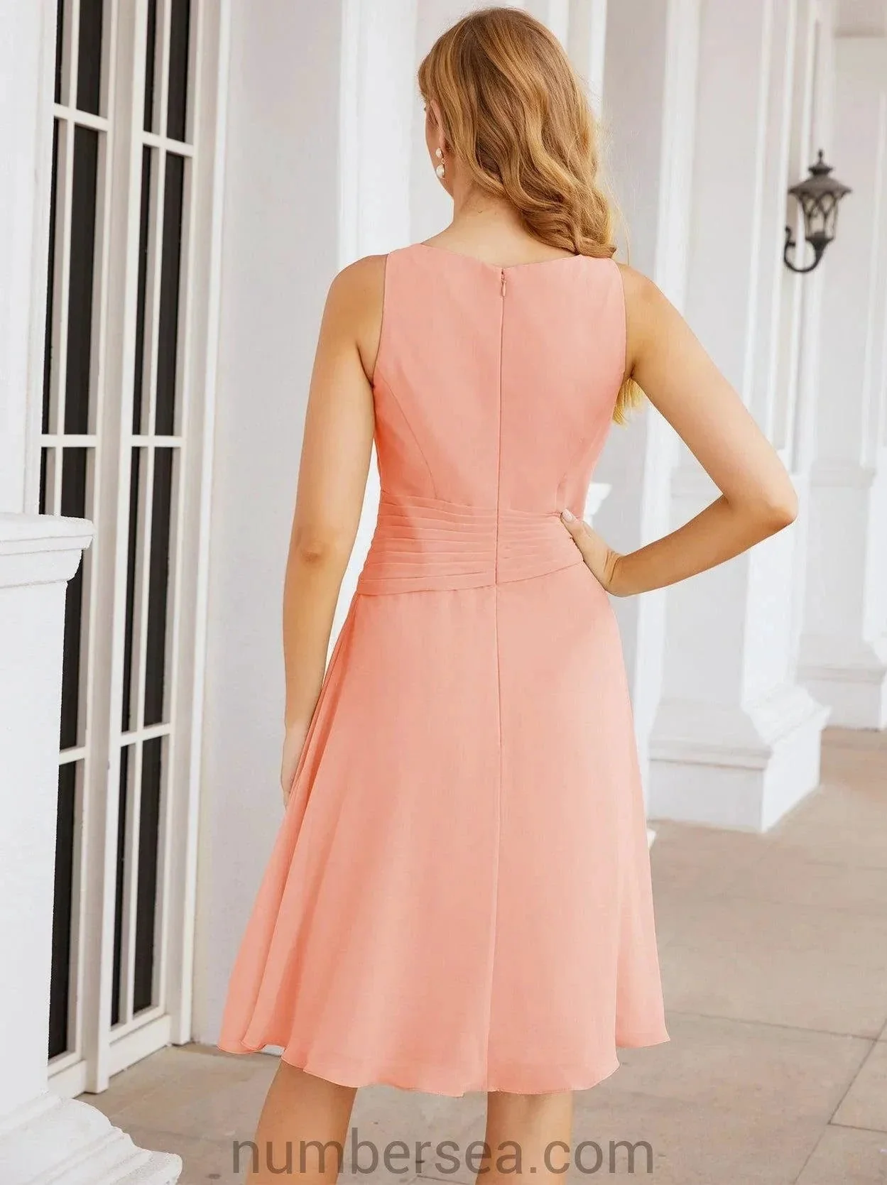 Sunnderly Mother of The Bride Dresses Prom Dress Casual Pleated Dress  SY28065 - Image 116