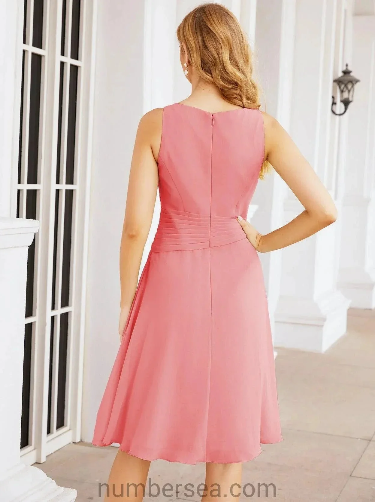 Sunnderly Mother of The Bride Dresses Prom Dress Casual Pleated Dress  SY28065 - Image 120