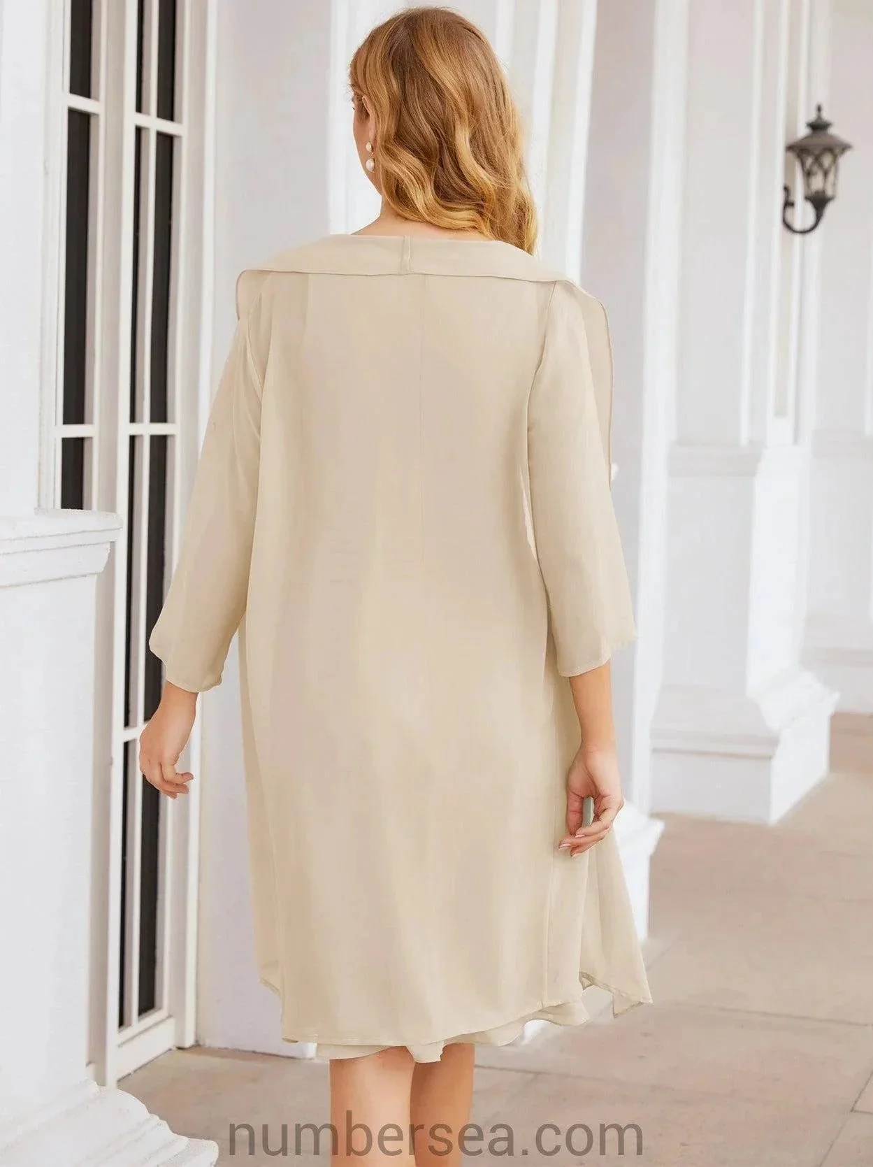 Sunnderly Mother of The Bride Dresses Prom Dress Casual Pleated Dress  SY28065 - Image 138