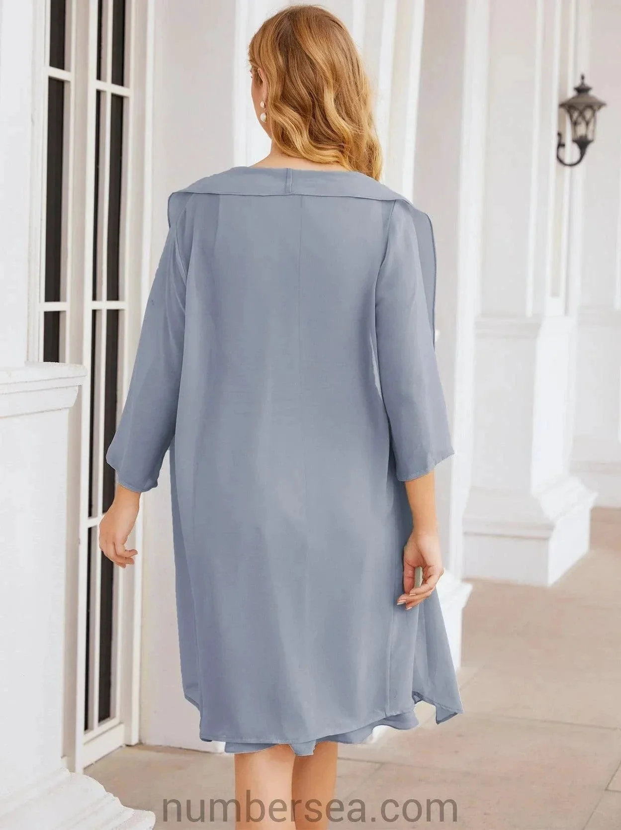 Sunnderly Mother of The Bride Dresses Prom Dress Casual Pleated Dress  SY28065 - Image 14