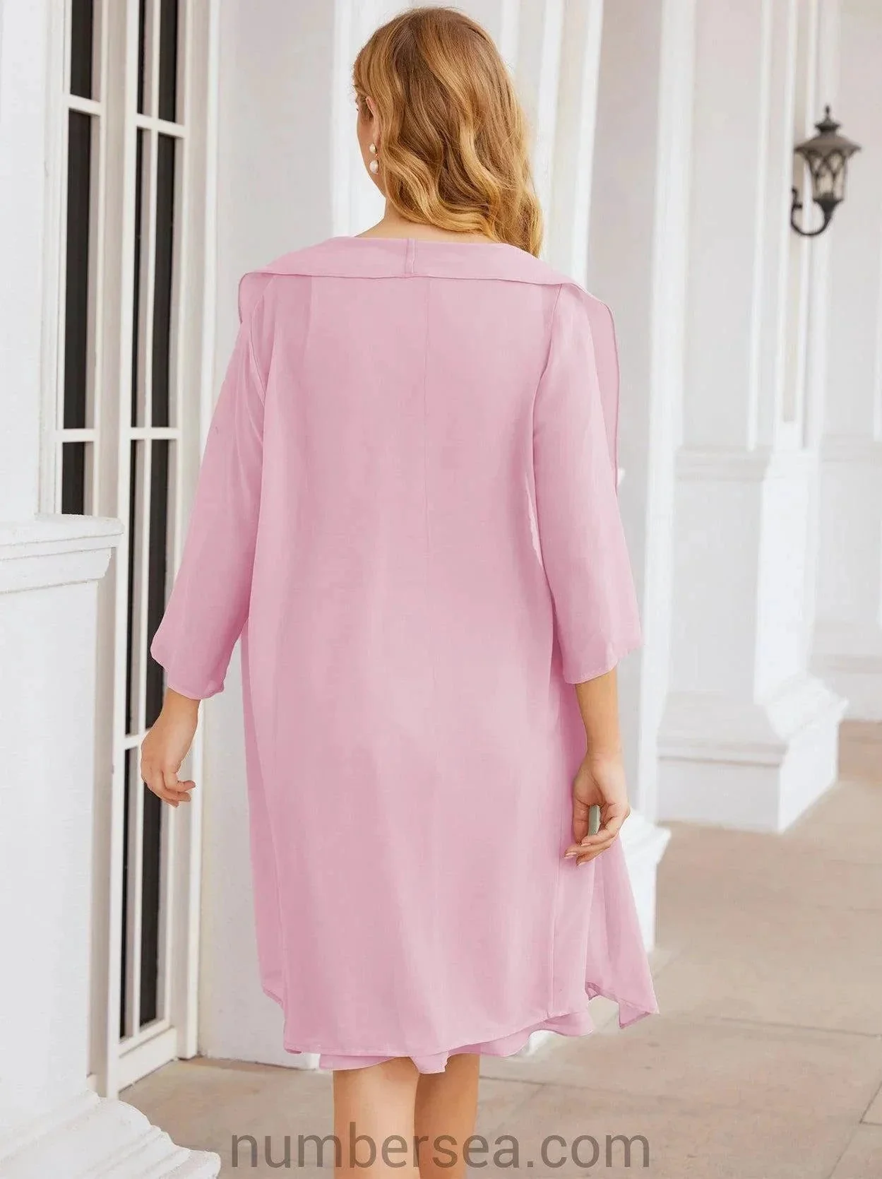 Sunnderly Mother of The Bride Dresses Prom Dress Casual Pleated Dress  SY28065 - Image 154