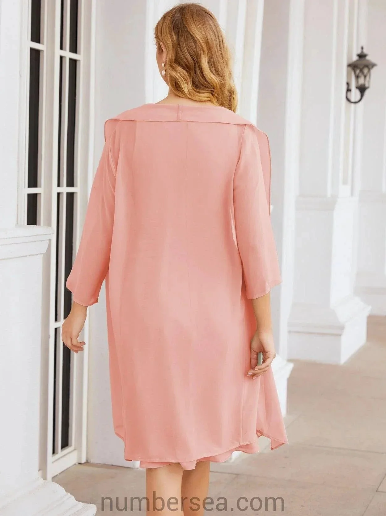 Sunnderly Mother of The Bride Dresses Prom Dress Casual Pleated Dress  SY28065 - Image 158