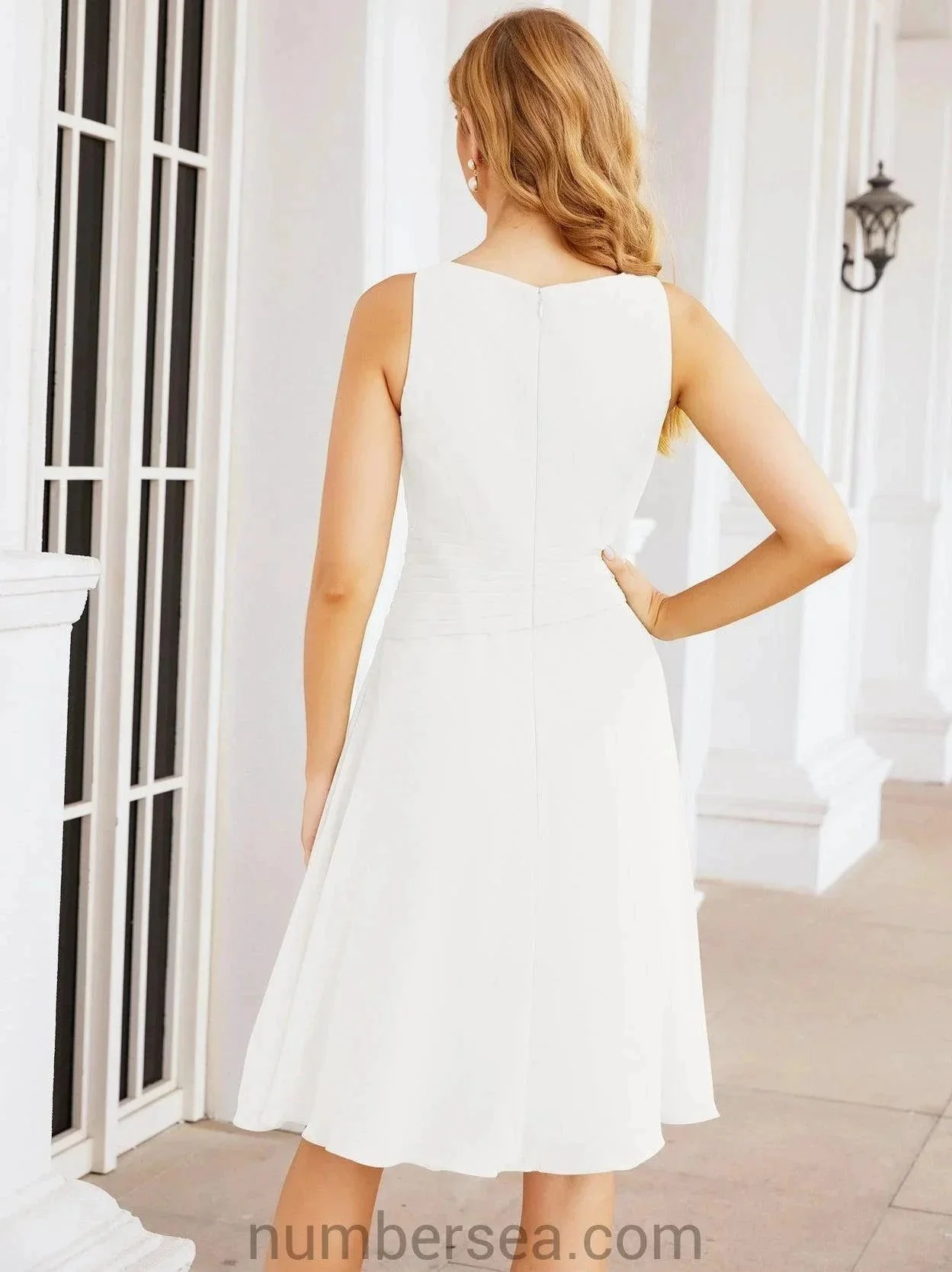 Sunnderly Mother of The Bride Dresses Prom Dress Casual Pleated Dress  SY28065 - Image 168