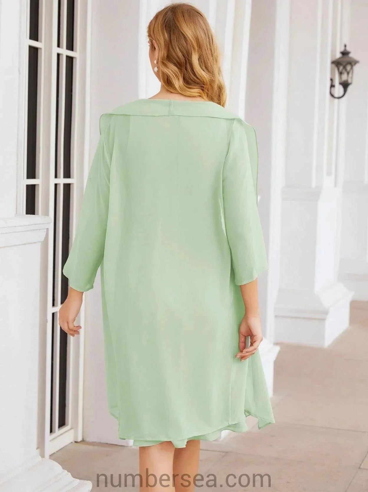 Sunnderly Mother of The Bride Dresses Prom Dress Casual Pleated Dress  SY28065 - Image 18
