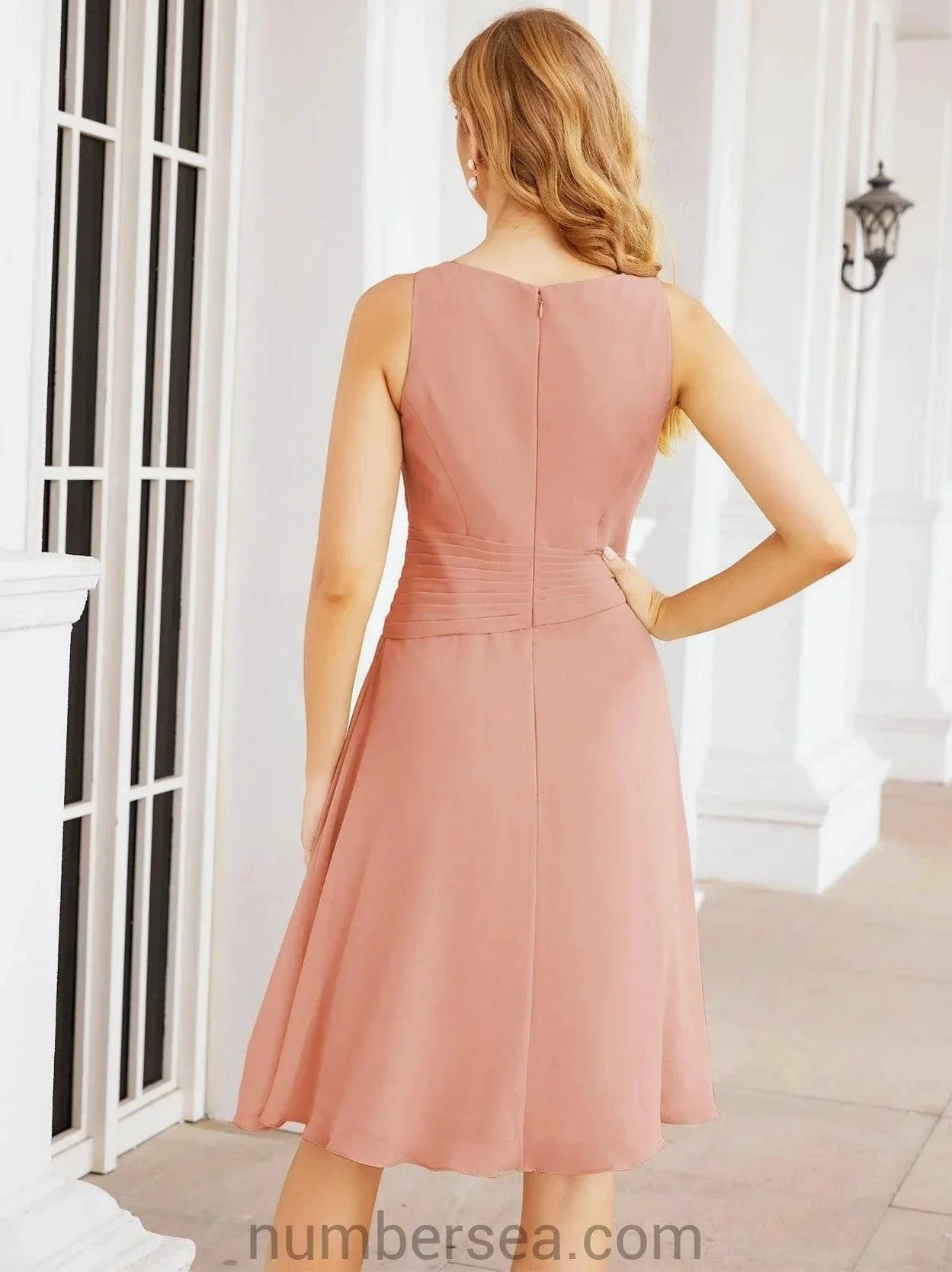 Sunnderly Mother of The Bride Dresses Prom Dress Casual Pleated Dress  SY28065 - Image 24