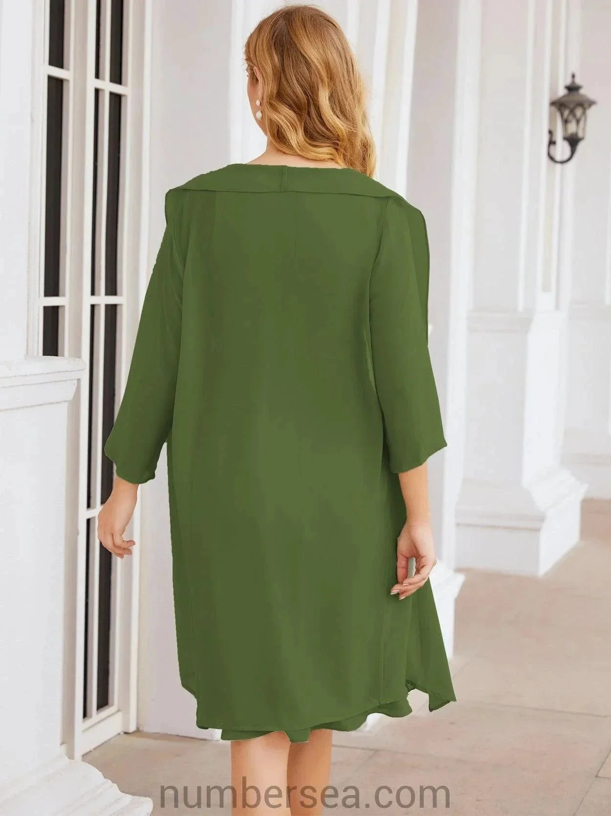 Sunnderly Mother of The Bride Dresses Prom Dress Casual Pleated Dress  SY28065 - Image 26