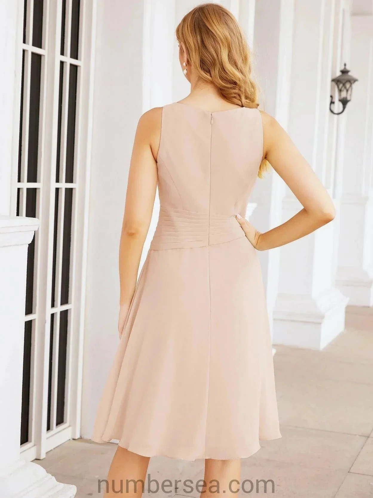 Sunnderly Mother of The Bride Dresses Prom Dress Casual Pleated Dress  SY28065 - Image 32