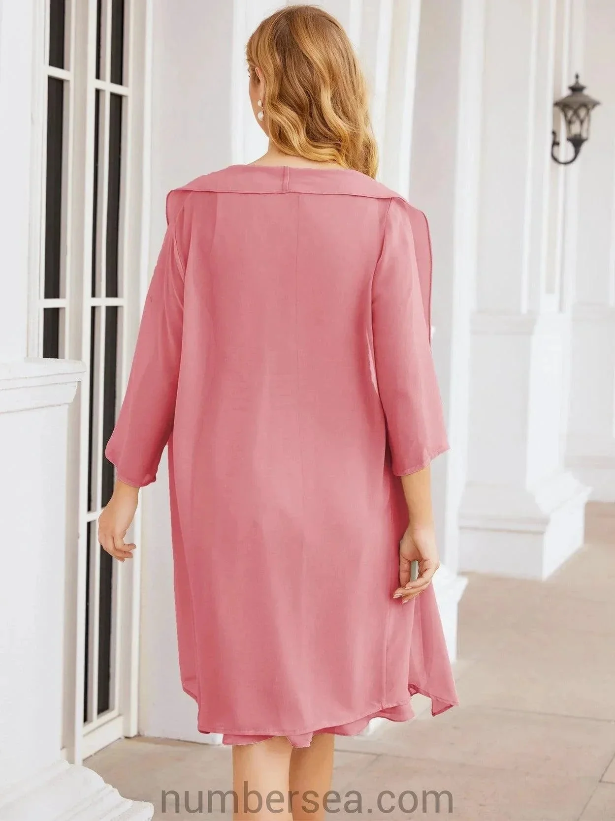 Sunnderly Mother of The Bride Dresses Prom Dress Casual Pleated Dress  SY28065 - Image 42