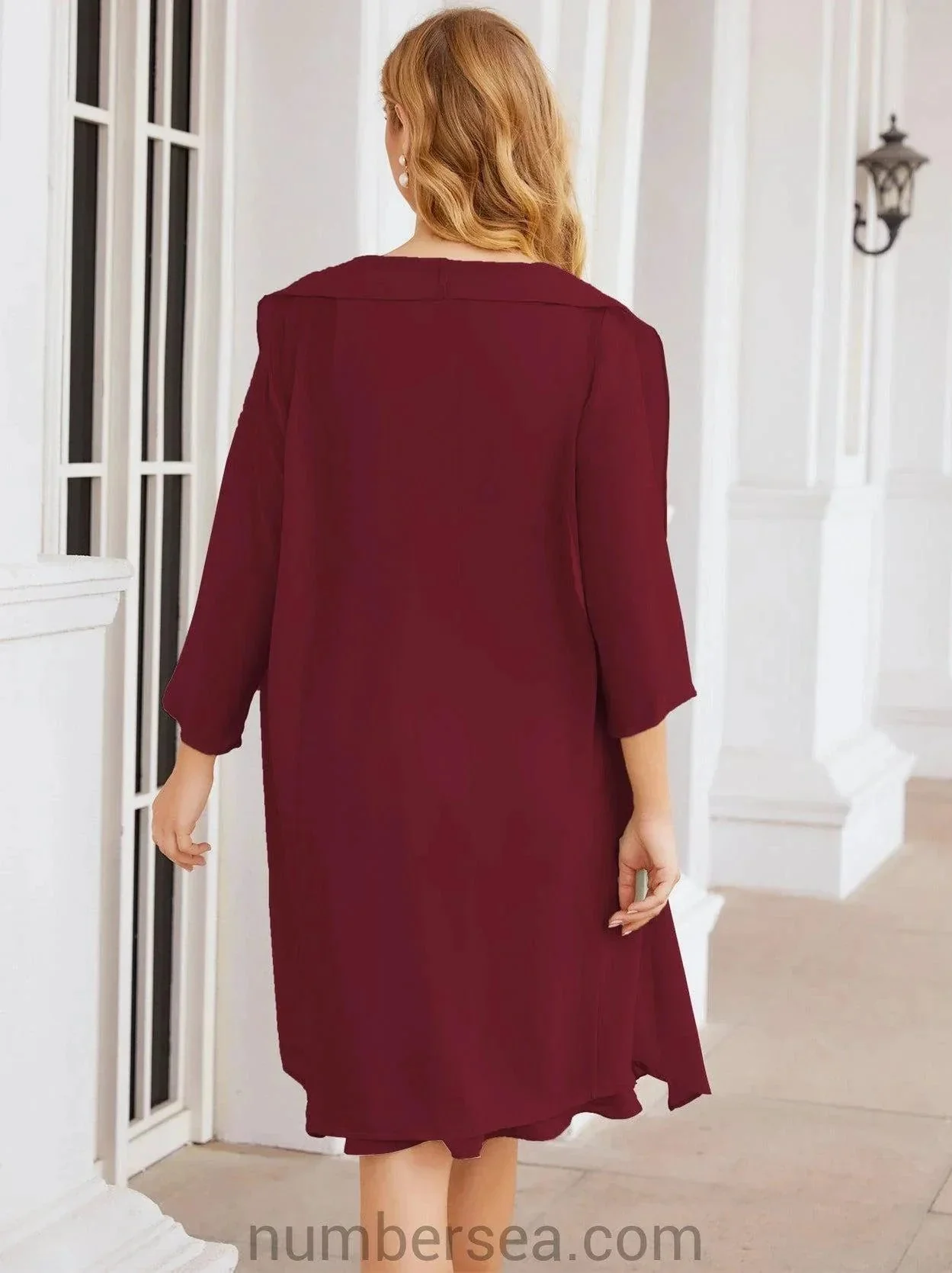 Sunnderly Mother of The Bride Dresses Prom Dress Casual Pleated Dress  SY28065 - Image 46