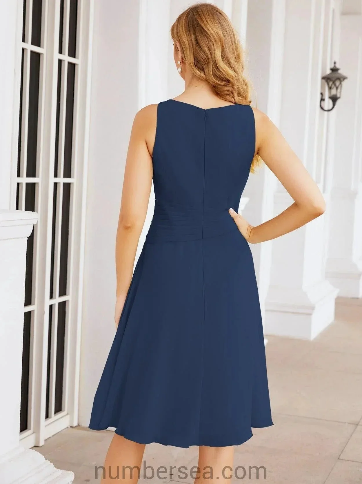 Sunnderly Mother of The Bride Dresses Prom Dress Casual Pleated Dress  SY28065 - Image 52