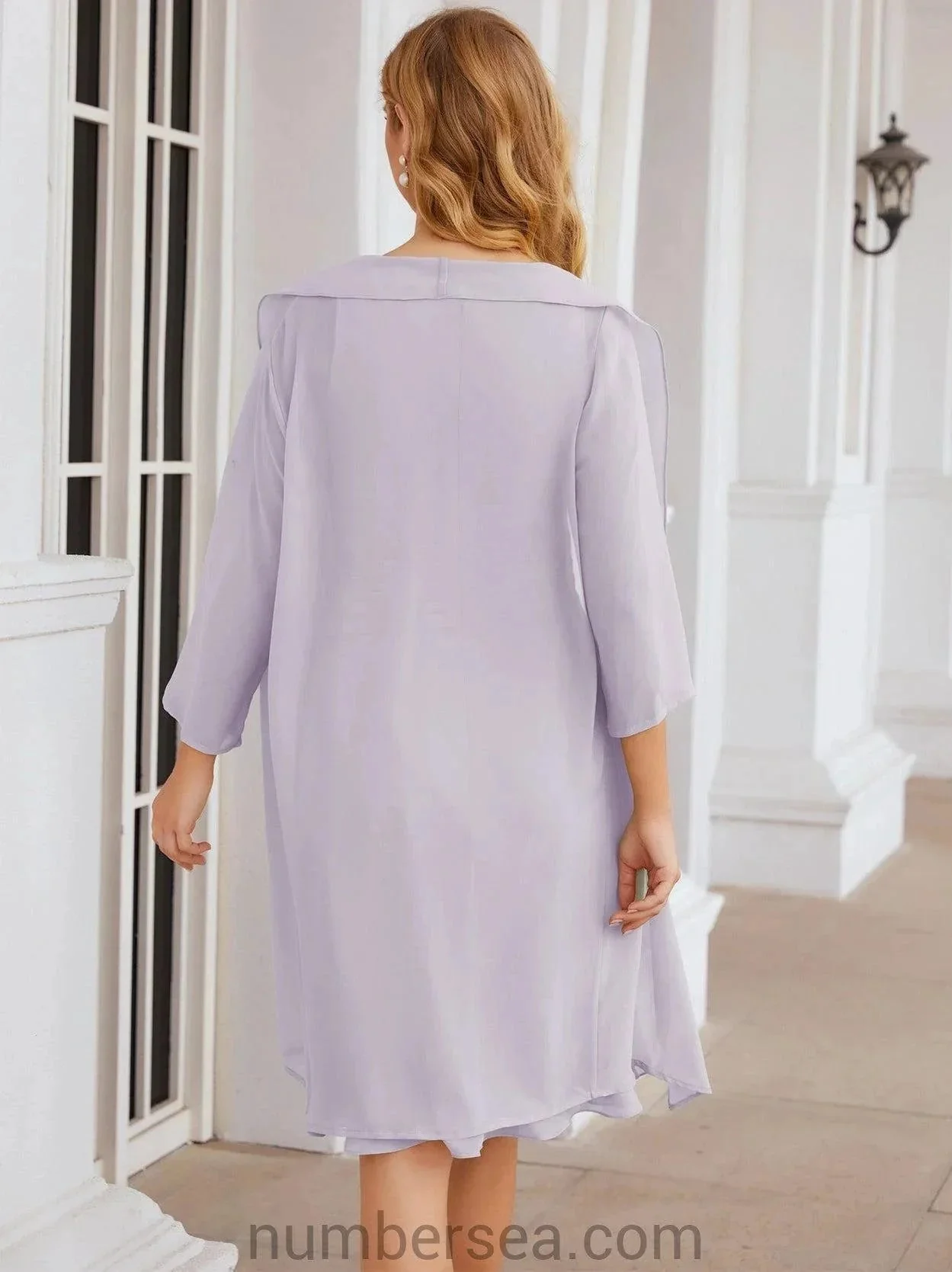 Sunnderly Mother of The Bride Dresses Prom Dress Casual Pleated Dress  SY28065 - Image 54