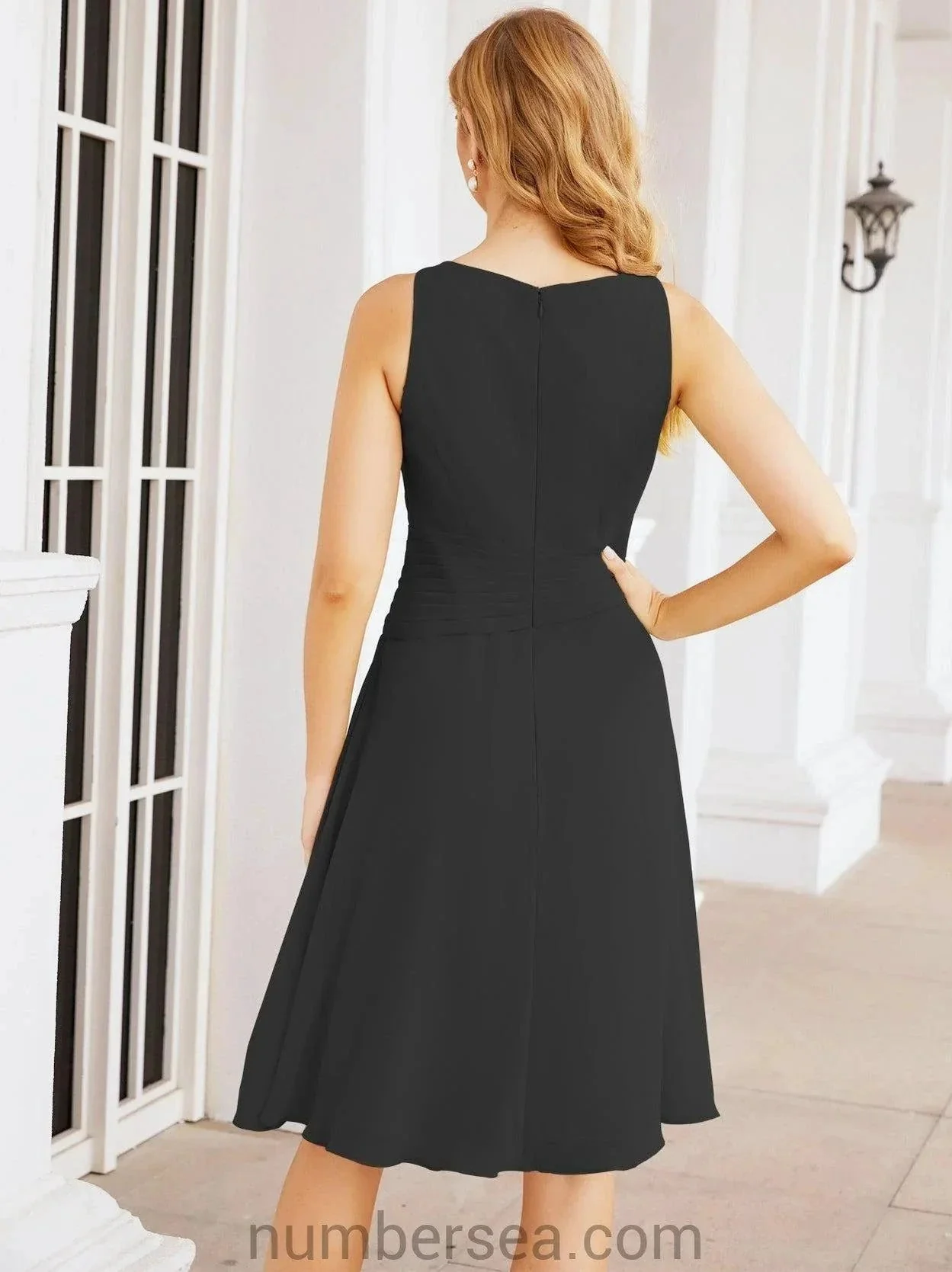 Sunnderly Mother of The Bride Dresses Prom Dress Casual Pleated Dress  SY28065 - Image 60
