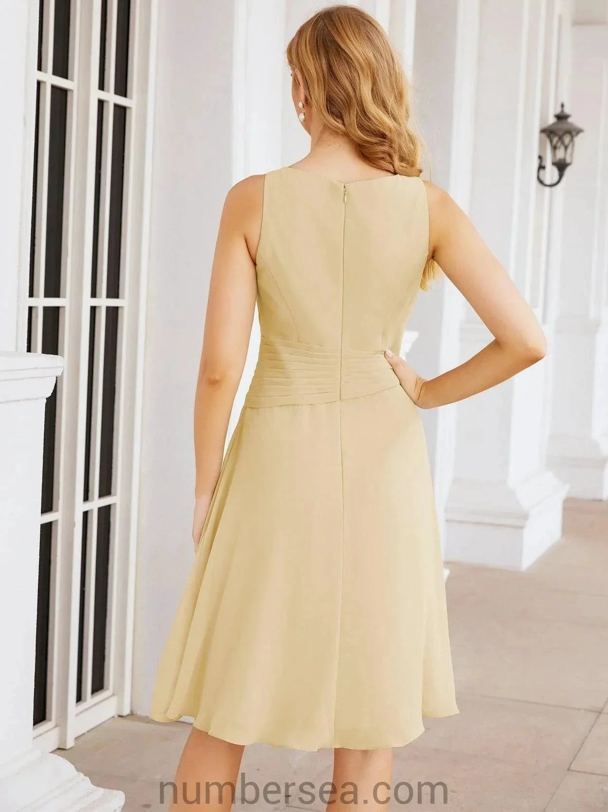 Sunnderly Mother of The Bride Dresses Prom Dress Casual Pleated Dress  SY28065 - Image 64