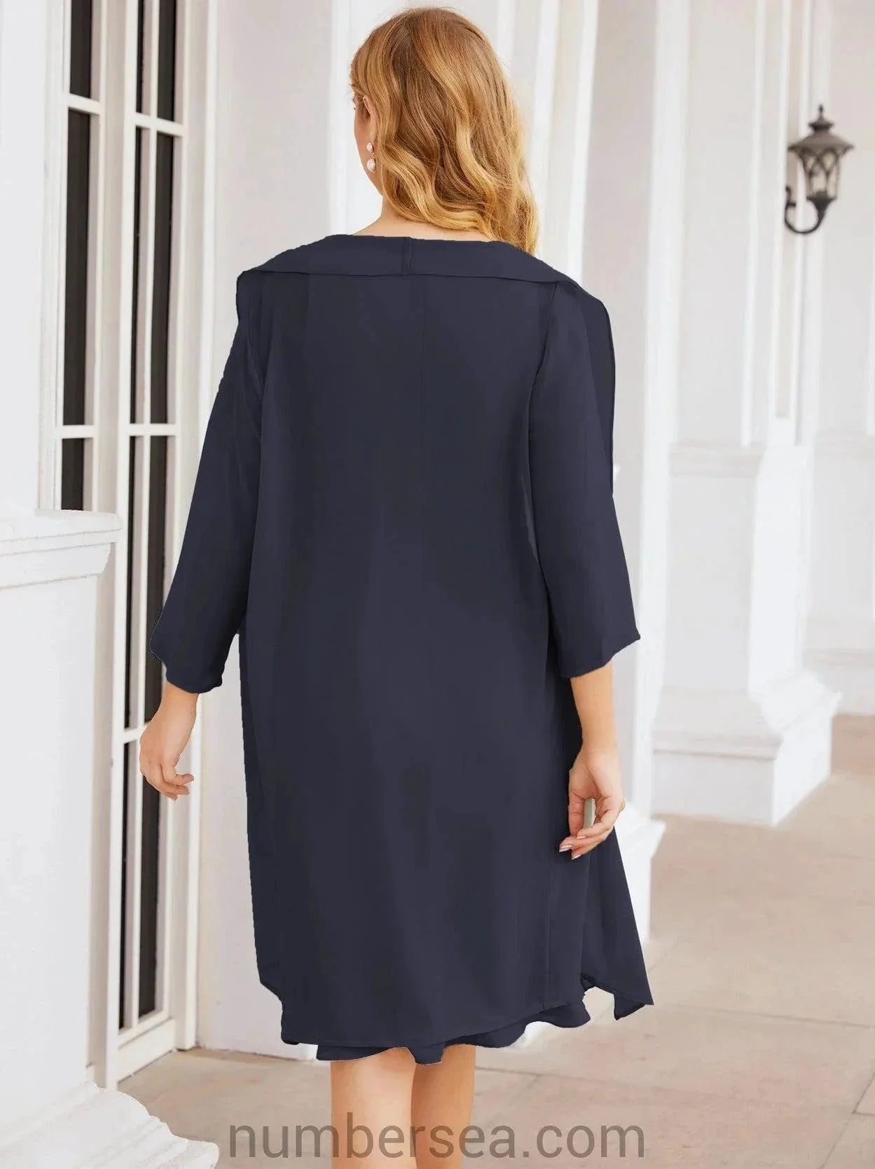 Sunnderly Mother of The Bride Dresses Prom Dress Casual Pleated Dress  SY28065 - Image 70