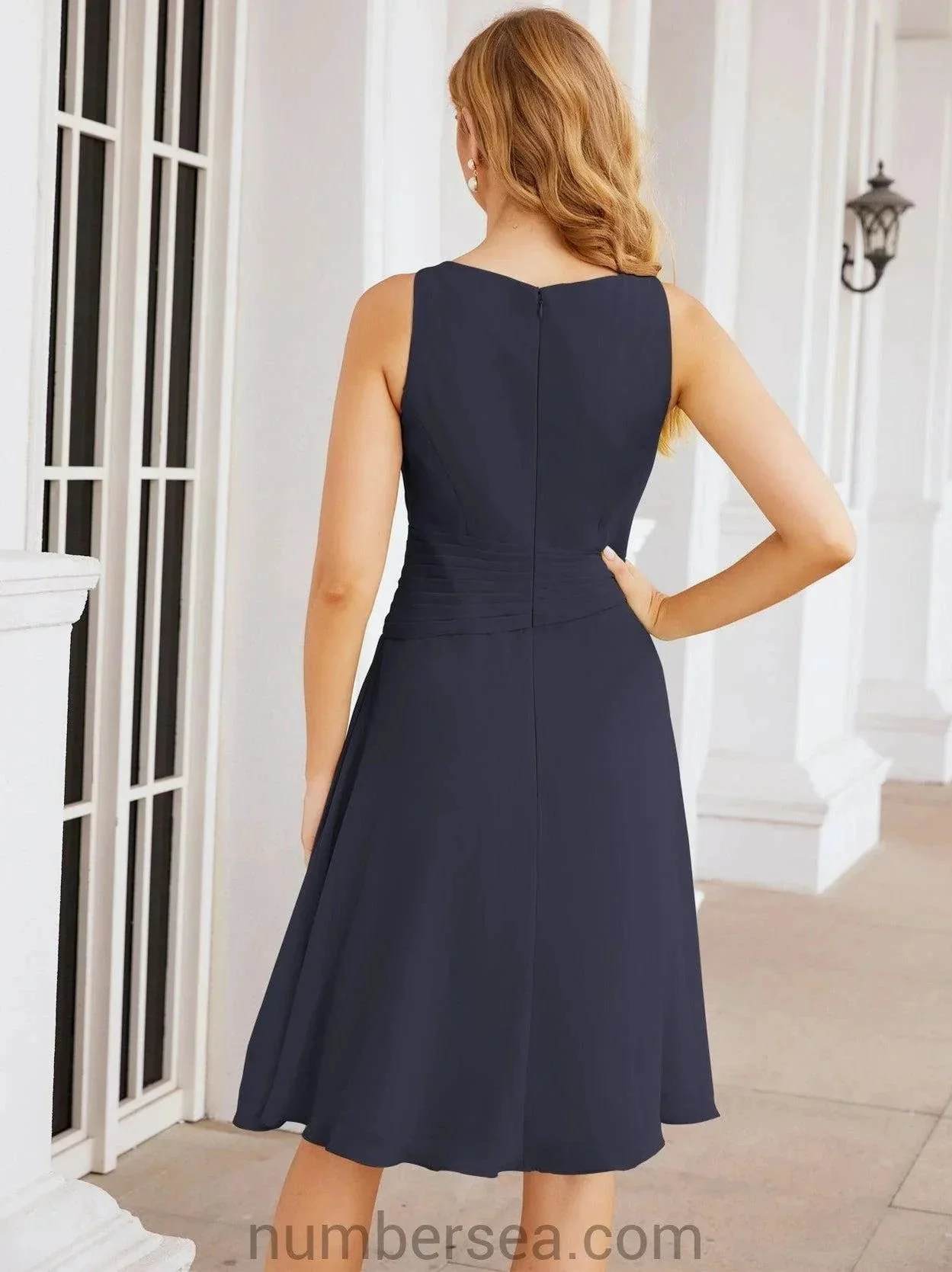 Sunnderly Mother of The Bride Dresses Prom Dress Casual Pleated Dress  SY28065 - Image 72