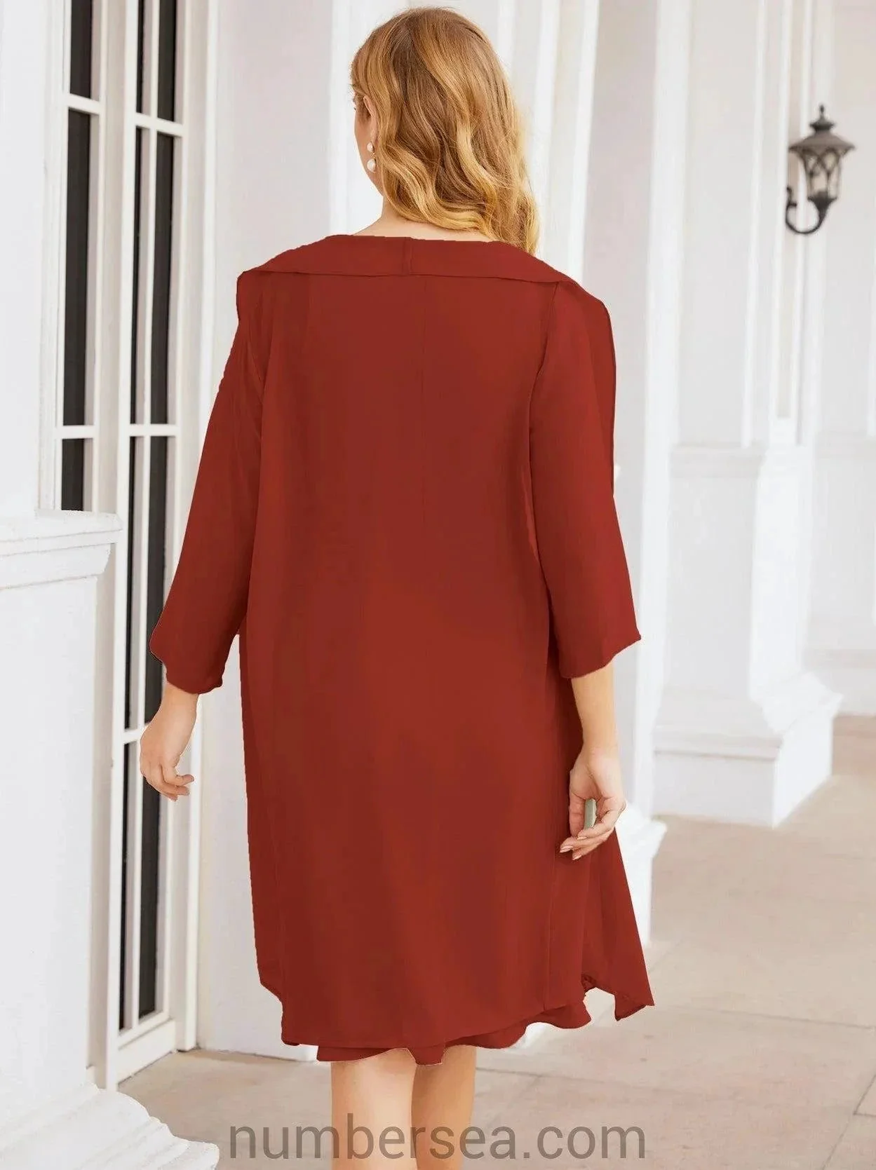 Sunnderly Mother of The Bride Dresses Prom Dress Casual Pleated Dress  SY28065 - Image 74