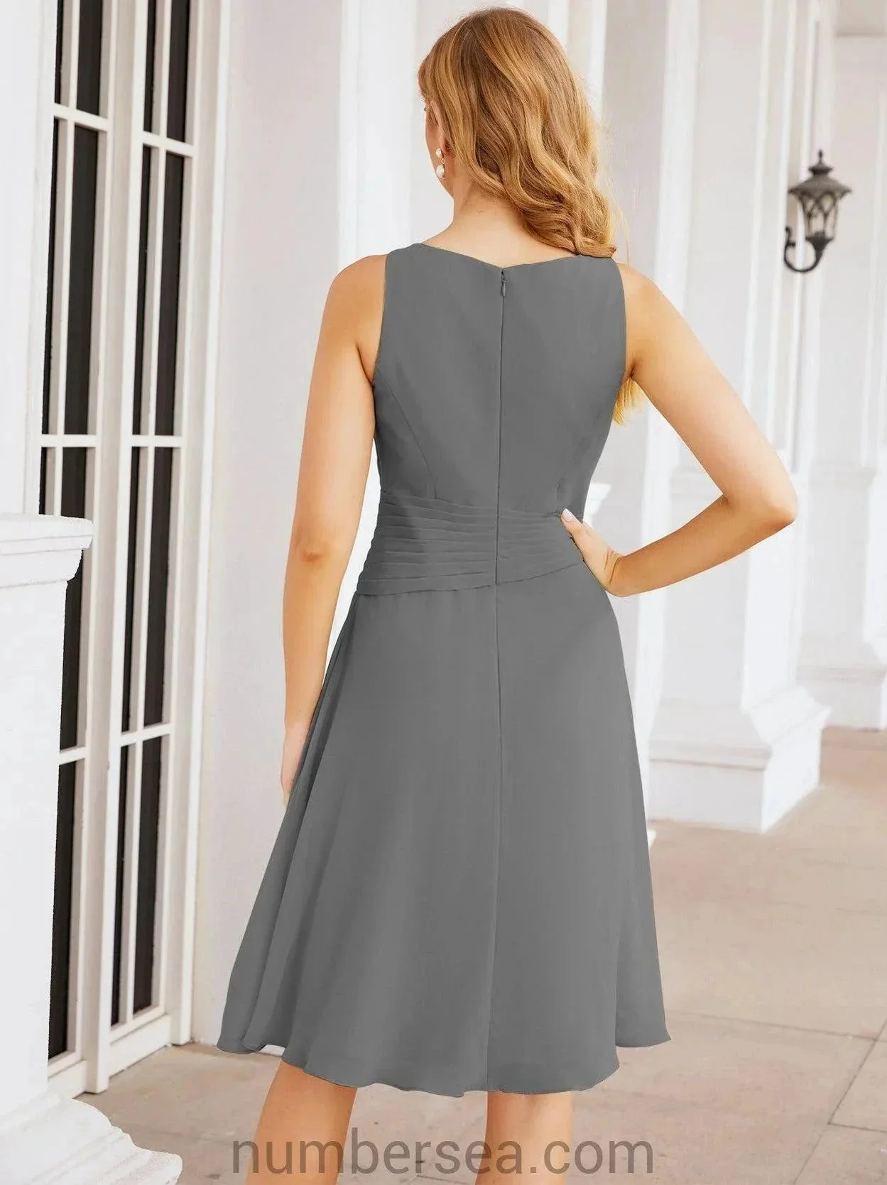 Sunnderly Mother of The Bride Dresses Prom Dress Casual Pleated Dress  SY28065 - Image 80
