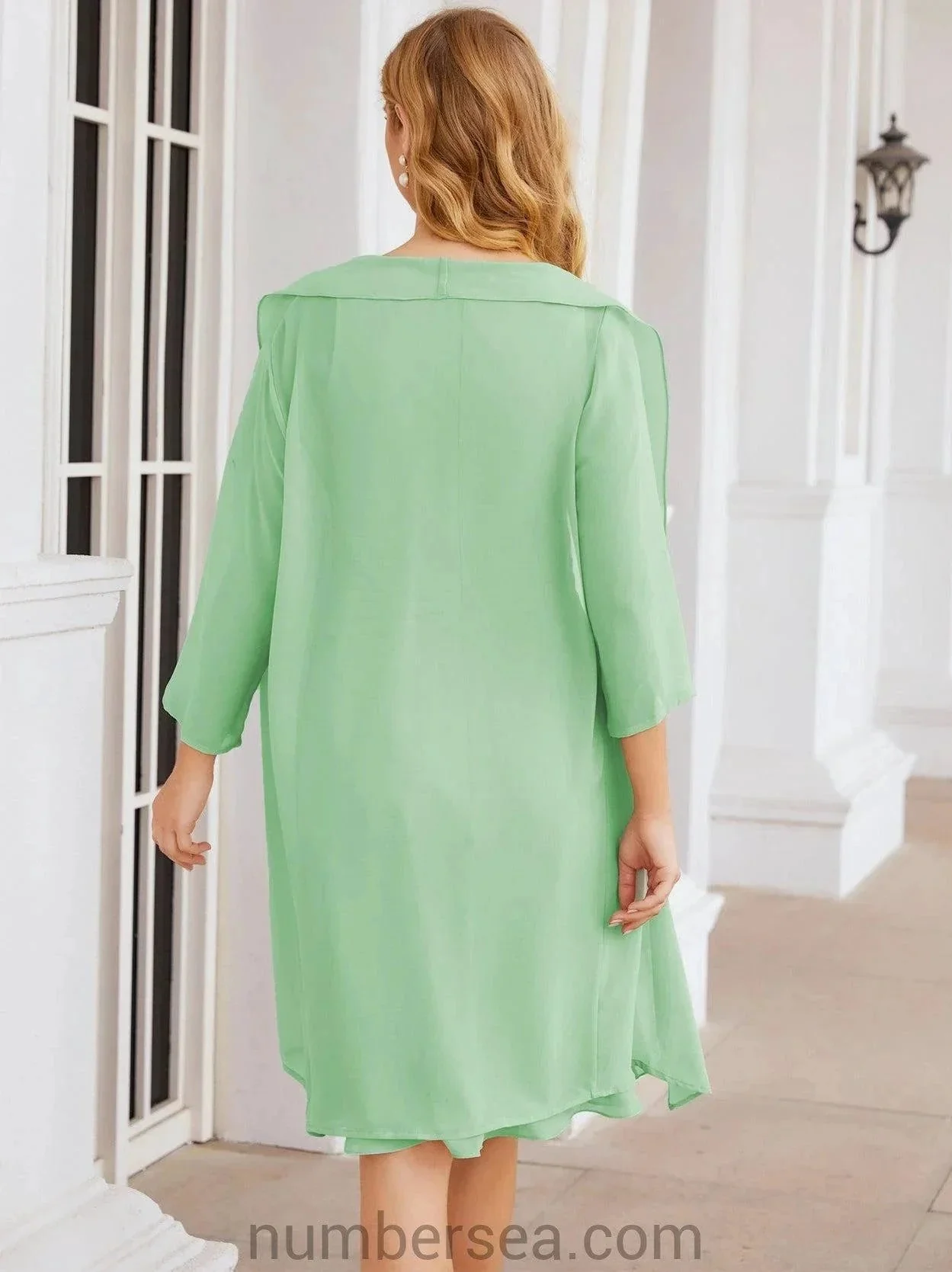 Sunnderly Mother of The Bride Dresses Prom Dress Casual Pleated Dress  SY28065 - Image 86
