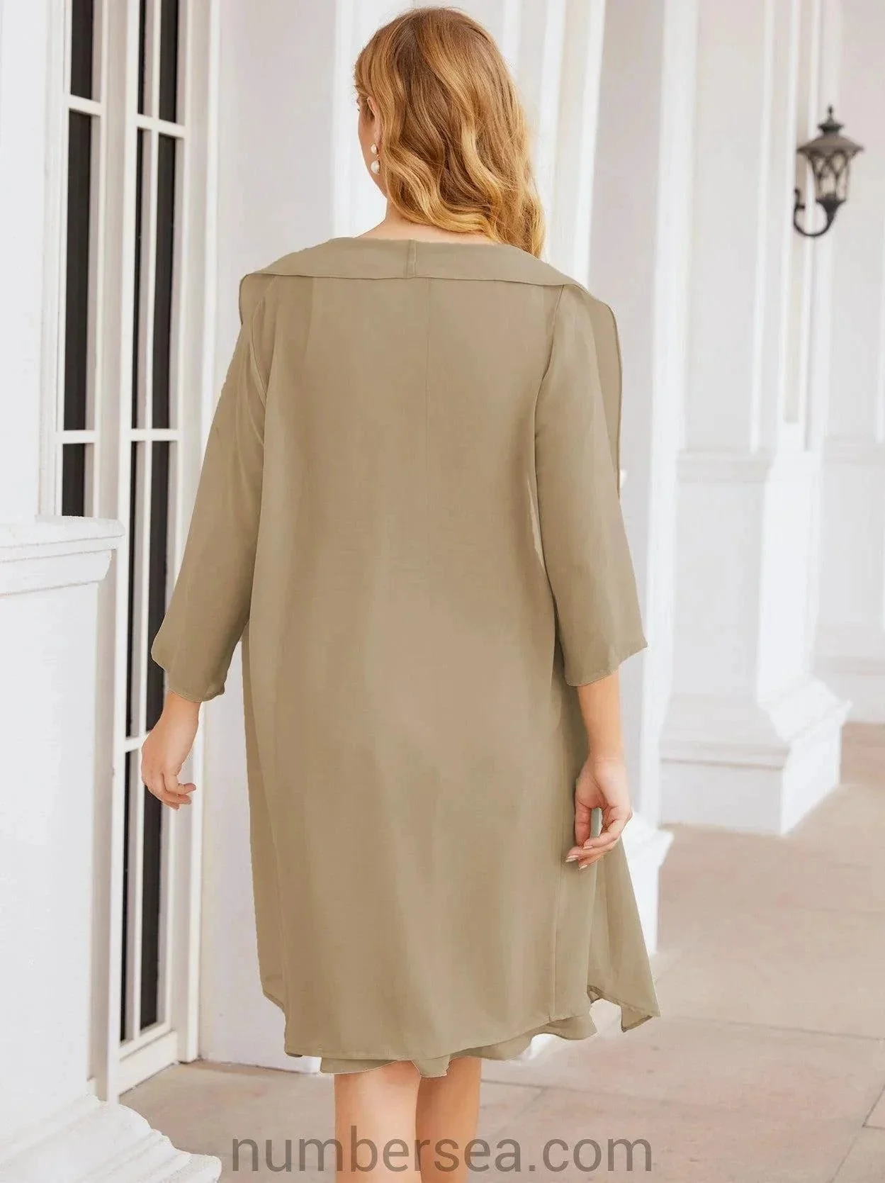Sunnderly Mother of The Bride Dresses Prom Dress Casual Pleated Dress  SY28065 - Image 94