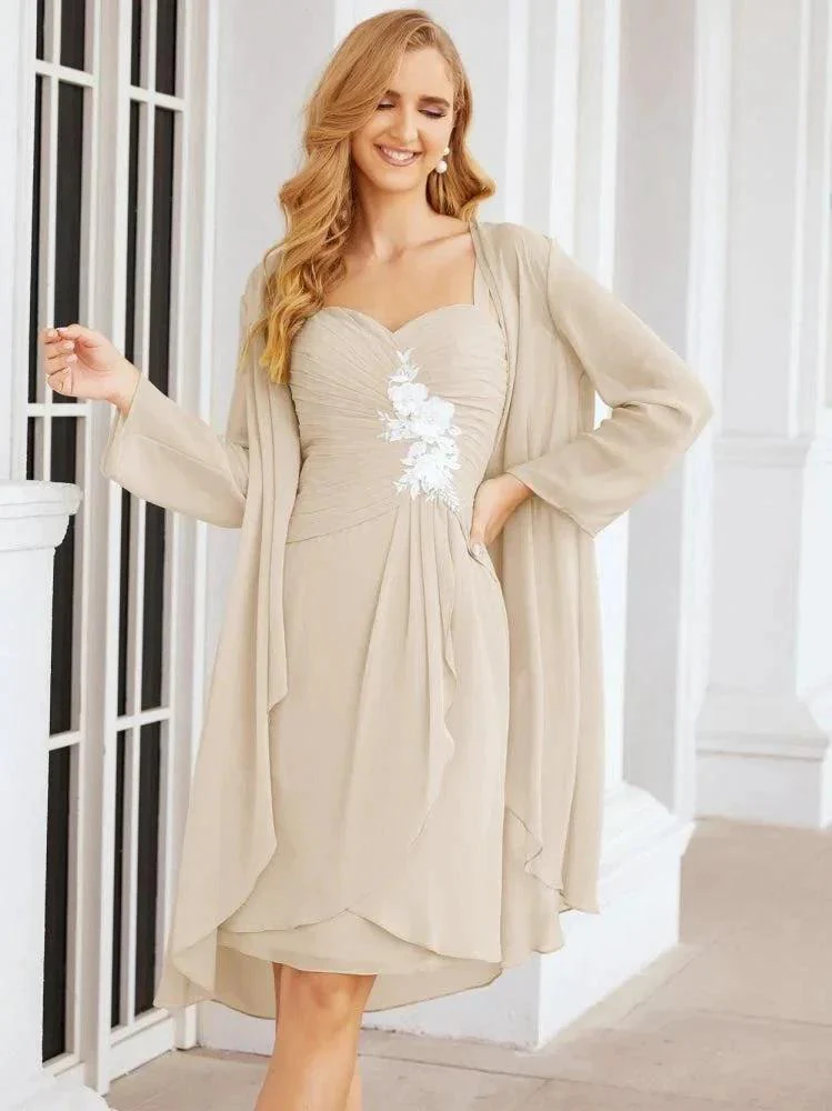 Sunnderly Mother of The Bride Groom Dresses Lace Appliques for Wedding Guest SY28066 - Image 103