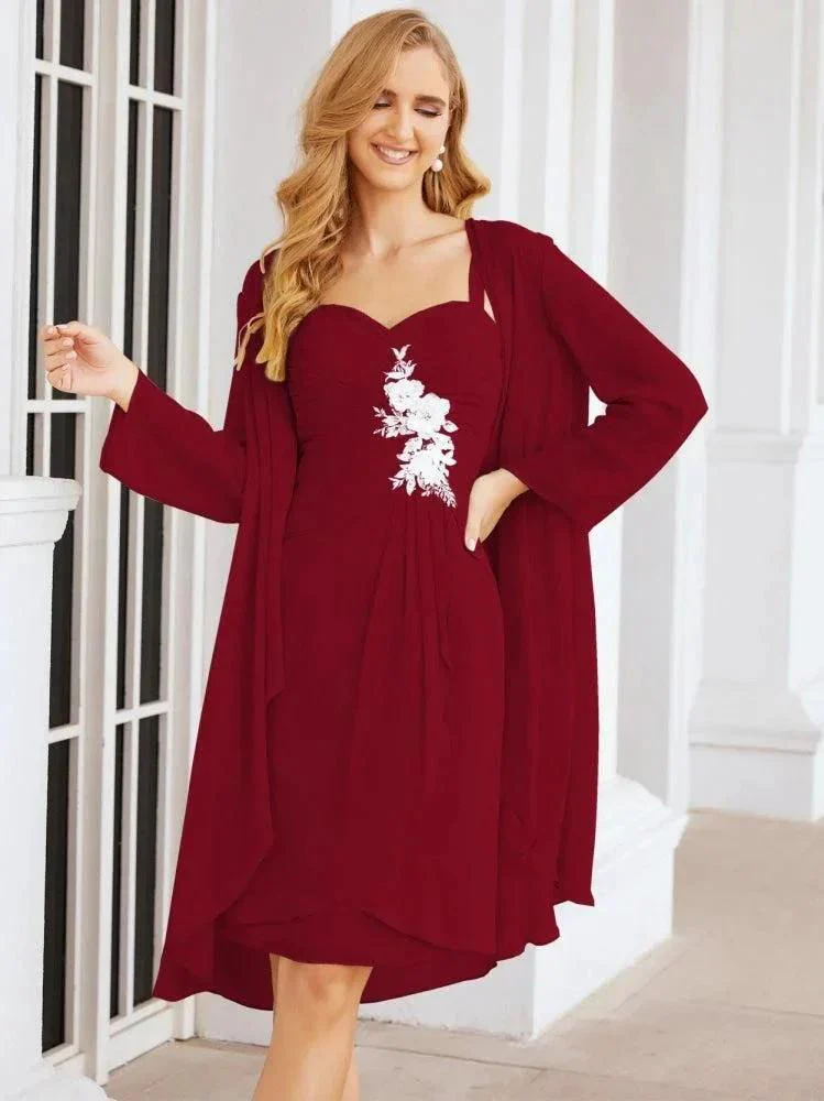 Sunnderly Mother of The Bride Groom Dresses Lace Appliques for Wedding Guest SY28066 - Image 121