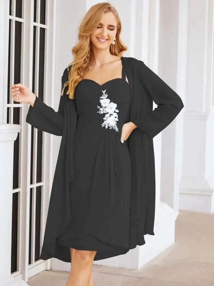 Sunnderly Mother of The Bride Groom Dresses Lace Appliques for Wedding Guest SY28066 - Image 43