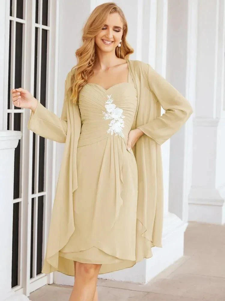 Sunnderly Mother of The Bride Groom Dresses Lace Appliques for Wedding Guest SY28066 - Image 46