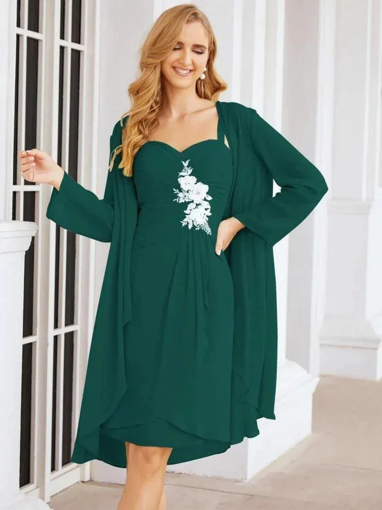 Sunnderly Mother of The Bride Groom Dresses Lace Appliques for Wedding Guest SY28066 - Image 49