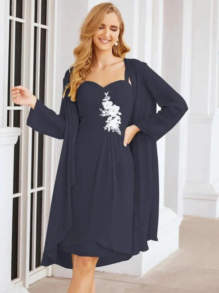 Sunnderly Mother of The Bride Groom Dresses Lace Appliques for Wedding Guest SY28066 - Image 52