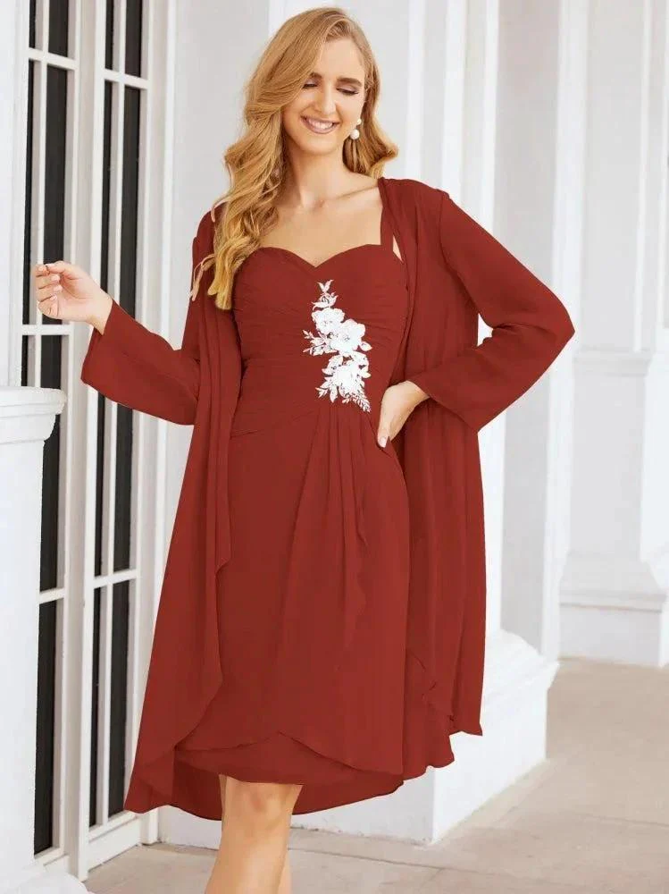 Sunnderly Mother of The Bride Groom Dresses Lace Appliques for Wedding Guest SY28066 - Image 55