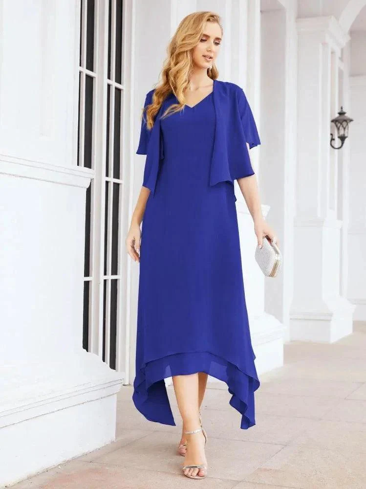 Sunnderly Two-Piece A-line Mother of The Bride Dress Formal Party Gown Dress SY28073 - Image 73