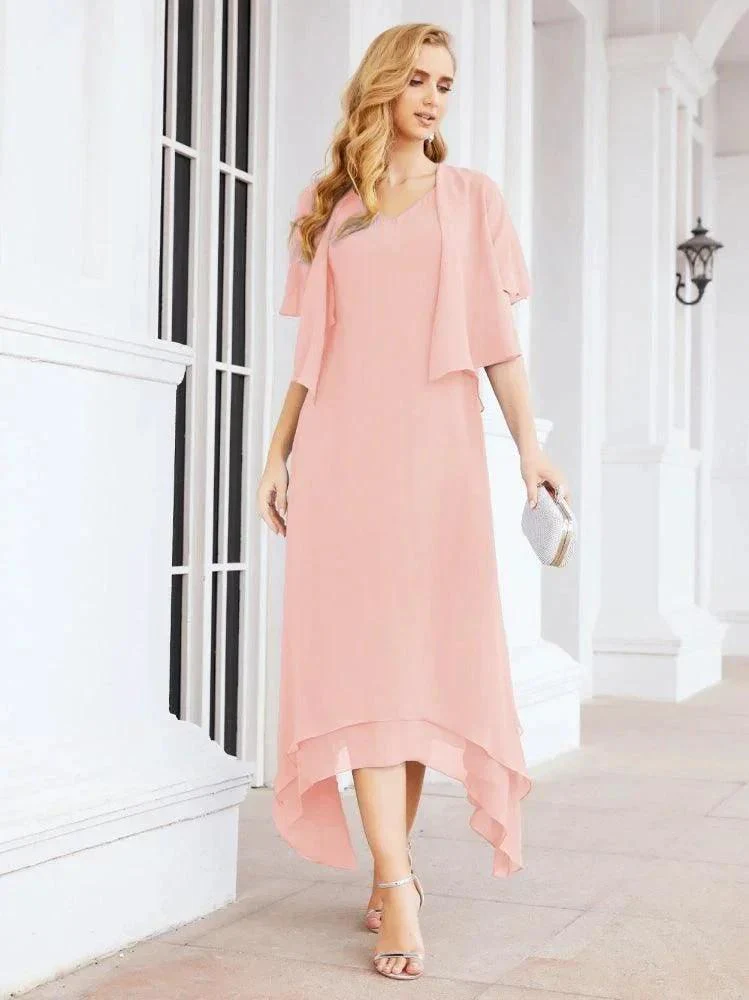 Sunnderly Two-Piece A-line Mother of The Bride Dress Formal Party Gown Dress SY28073 - Image 79