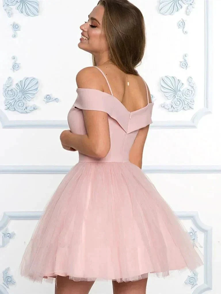 Off the Shoulder Homecoming Dresses SYH72 - Image 2