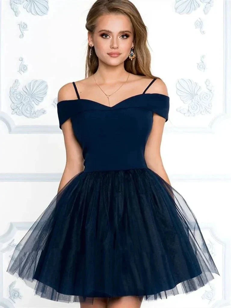 Off the Shoulder Homecoming Dresses SYH72 - Image 4