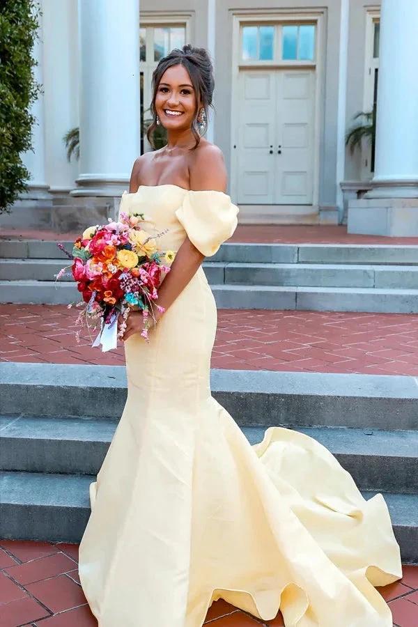 Off Shoulder Strapless Mermaid Long Hot Pink Prom Dress PSK571 - Image 5