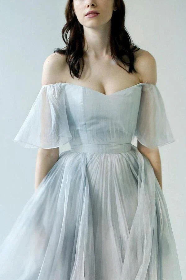 Off Shoulder Unique Design Most Popular Long Prom Dresses Bridal Gowns WD500 - Image 2