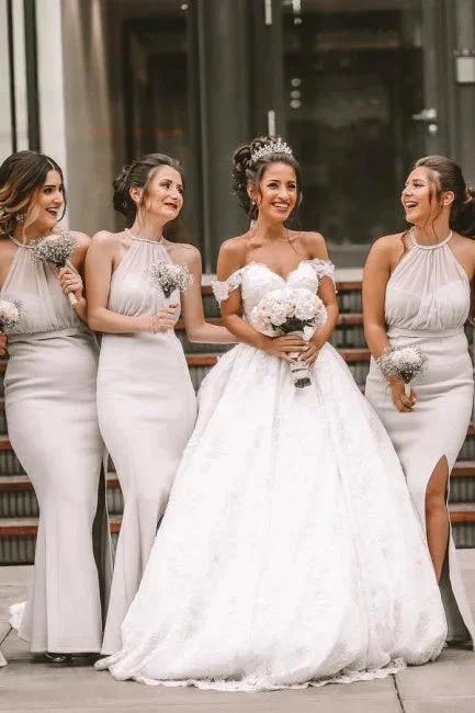 Off The Shoulder A-Line White Wedding Dress Romantic Bridal Gowns - Image 5