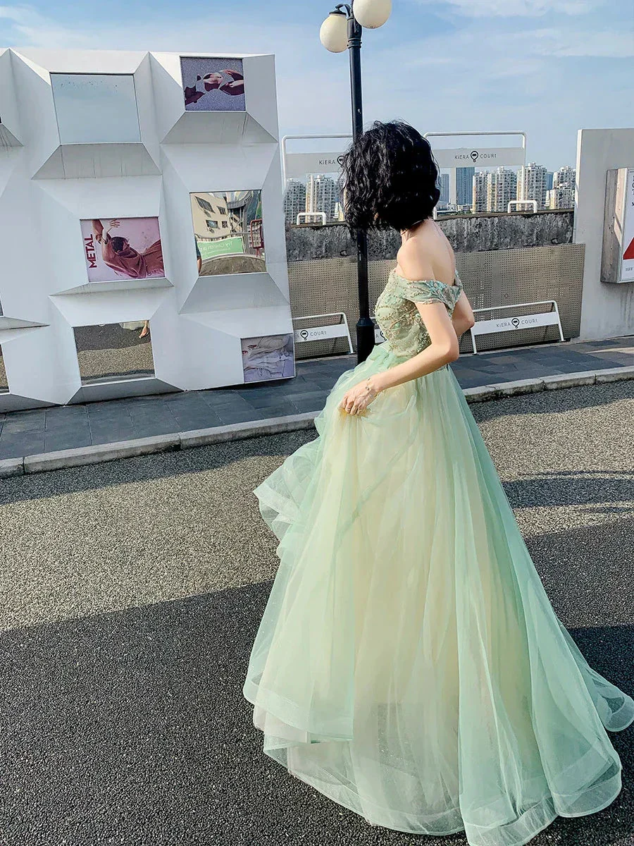 Off the Shoulder Long Formal Occasion Dress Evening Dress  Y620 - Image 2