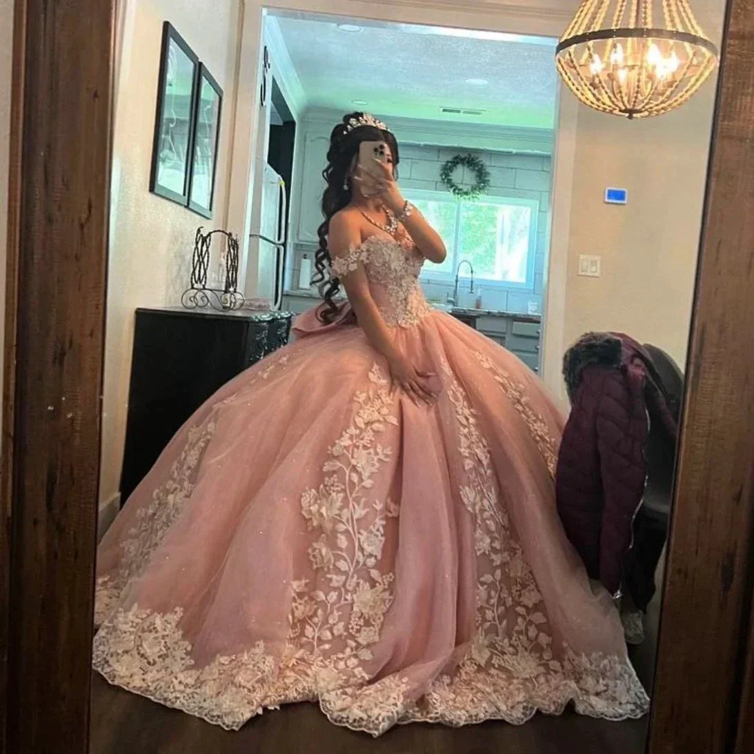 Off The Shoulder Quinceanera Dress Ball Gown For Sweet 16 Girl Appliques Graduation Party Princess Gowns Y5470 - Image 2
