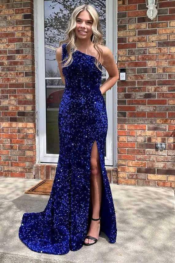 Sequin Maxi Dress Slim Fit Prom Dresses SYP106 - Image 3