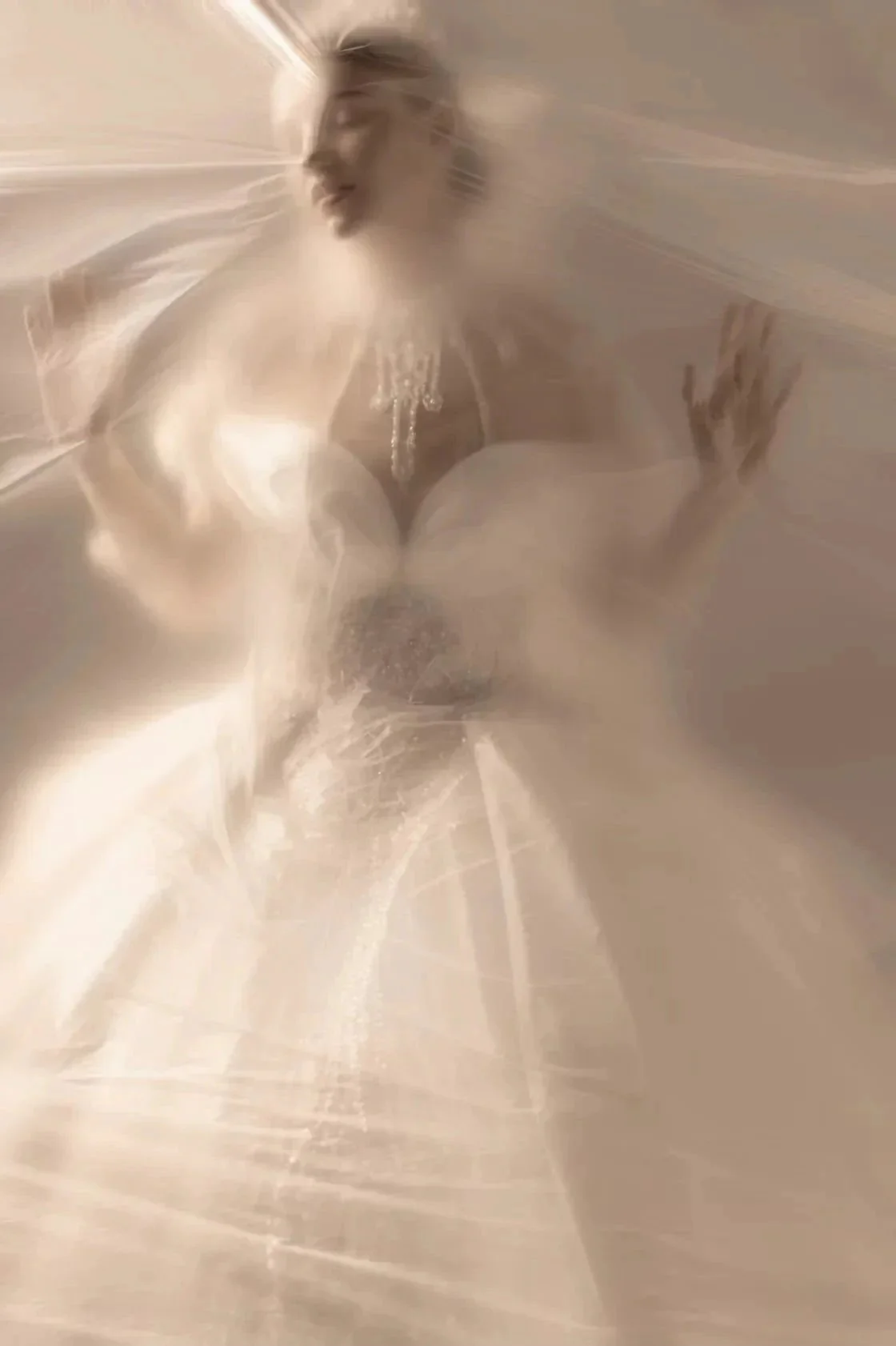 Opulent Ball Gown Off-the-Shoulder Satin Wedding Dress with Sequin Embroidery & Dramatic Train Q6018 - Image 4