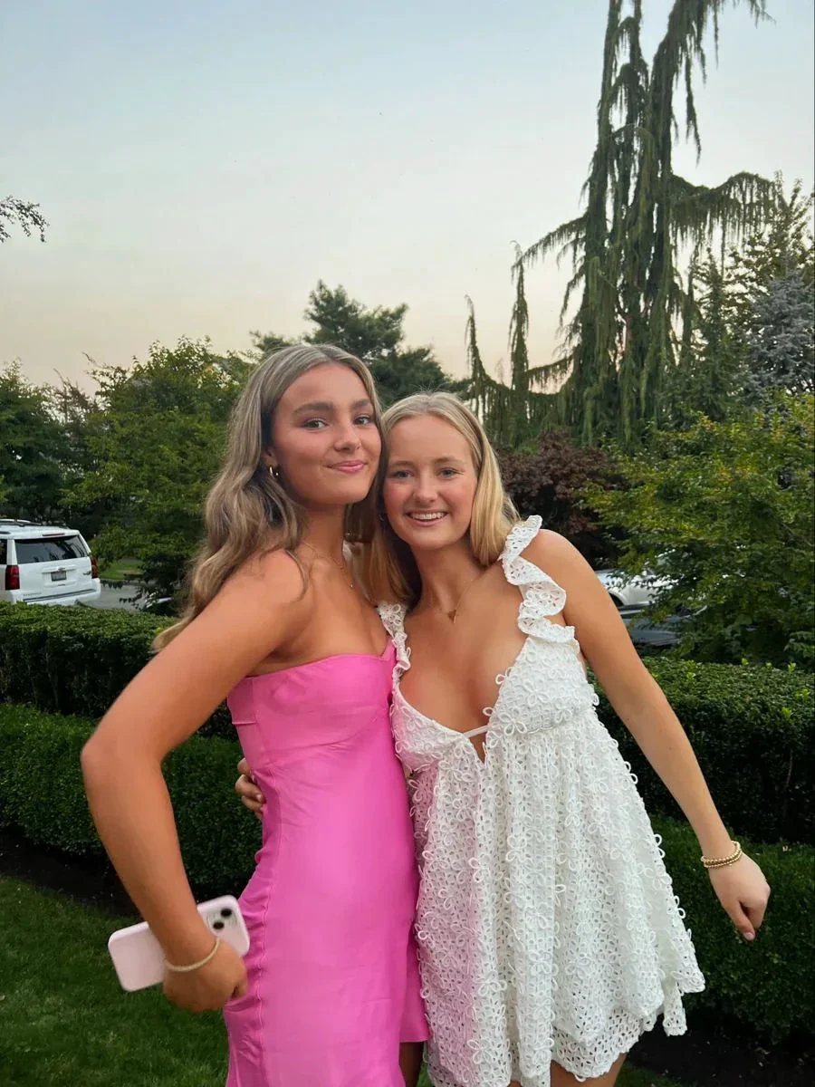 Pink Strapless Homecoming Dress Mini Dress Y2228 - Image 2