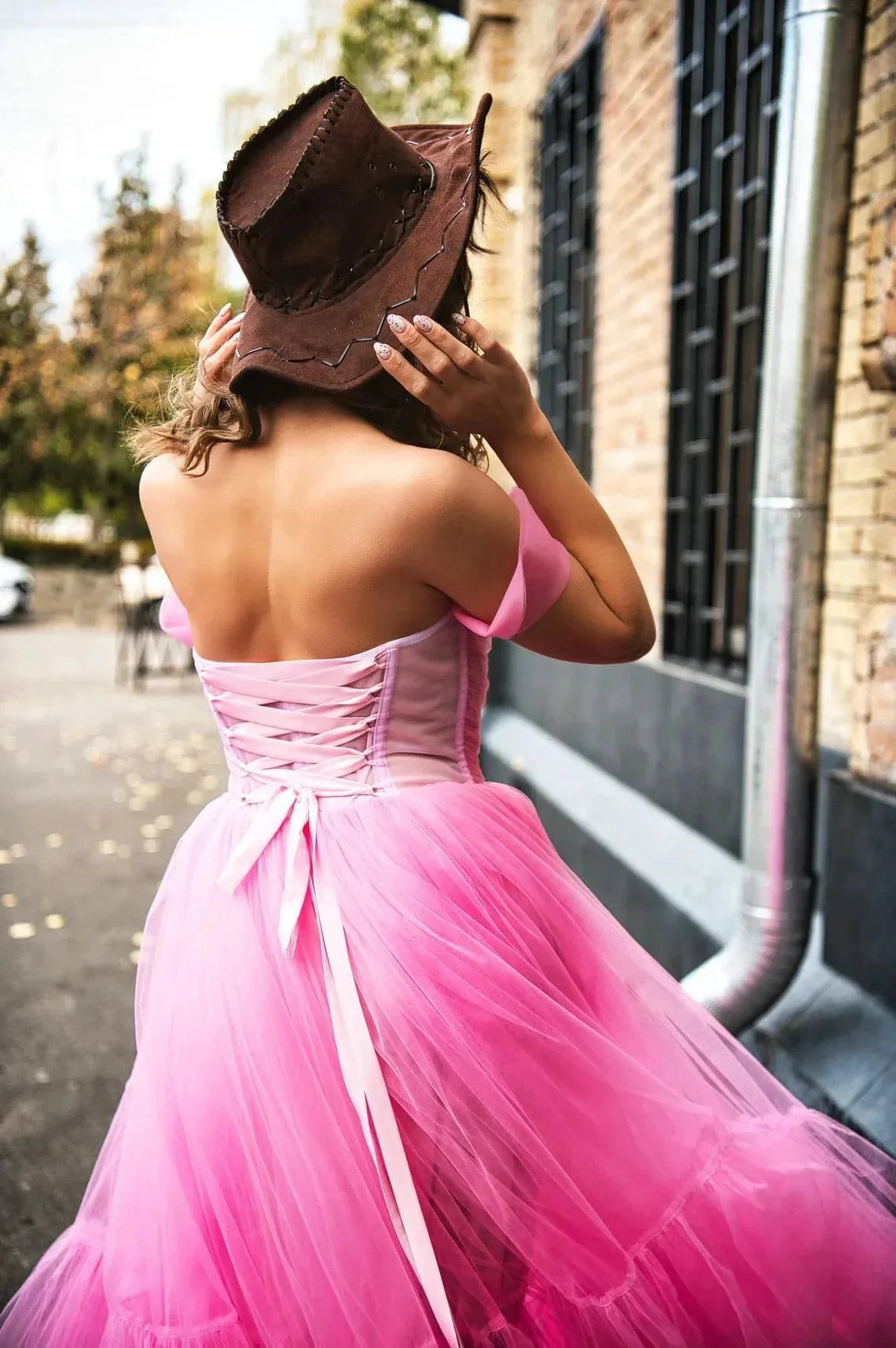 Pink tulle dress & Pink birthday dress 2025 SY035 - Image 5