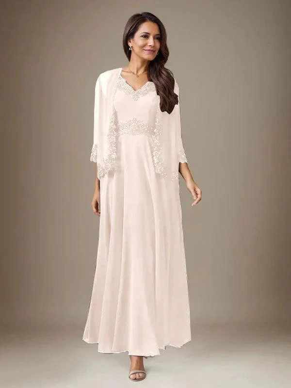 Plum A-Line Sequins Chiffon Dress - Image 9