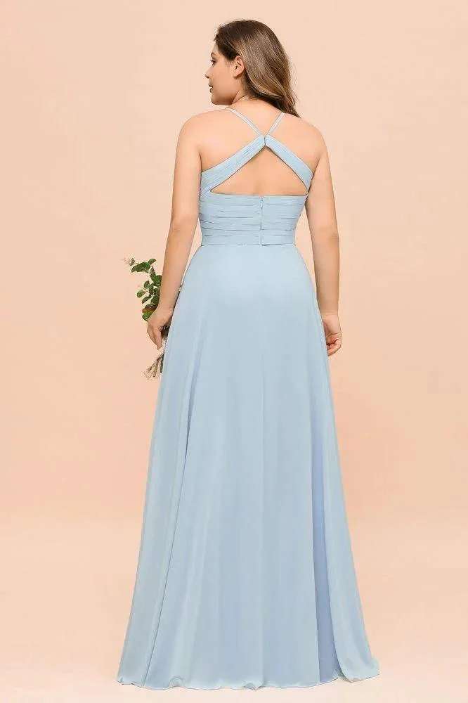 Plus Size Bridesmaid Dress Sweetheart Floor Length A-line Maid of Honor Dress - Image 2