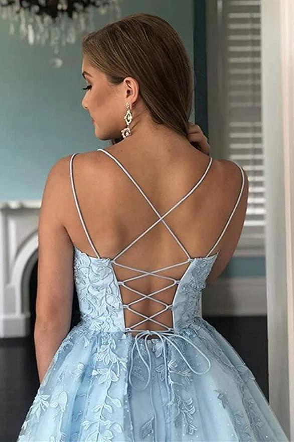 Princess Tulle Applique Halter Sleeveless Mini Dresses SYH30 - Image 3