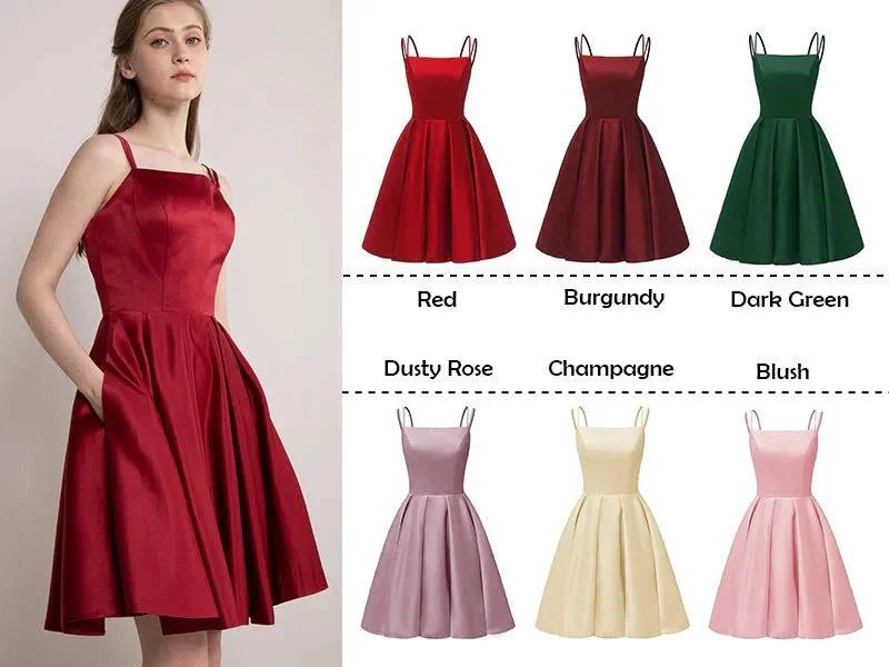 Prom Dress With Shorts Homecoming Dress with Pockets SYH80 - Image 5