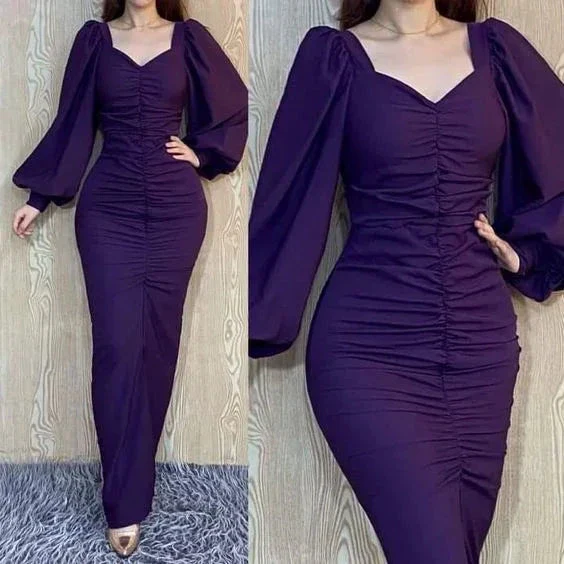 Purple Prom Dresses Formal Evening Dresses Y5614 - Image 2