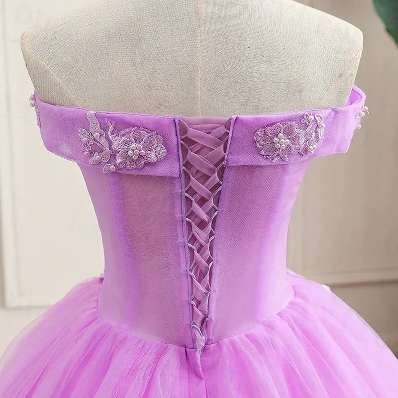 Purple Quinceanera Dress Classic Princess Ball Gown Y299 - Image 4